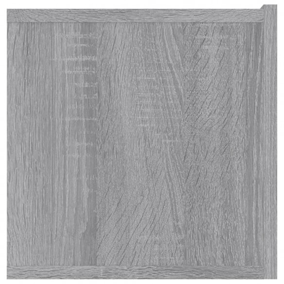 Meuble TV Sonoma gris 80x30x30 cm Bois d'ingénierie