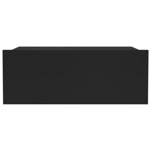 Tables de chevet flottantes 2 pcs Noir 40x30x15 cm