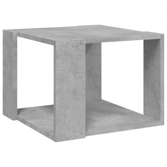 Table basse Gris béton 40x40x30 cm Bois d'ingénierie