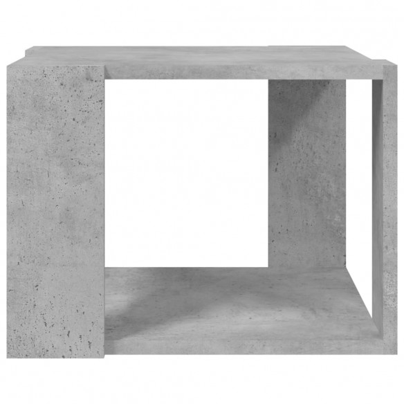 Table basse Gris béton 40x40x30 cm Bois d'ingénierie