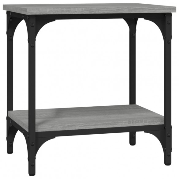 Table d'appoint Sonoma gris 40x30x42 cm Bois d'ingénierie