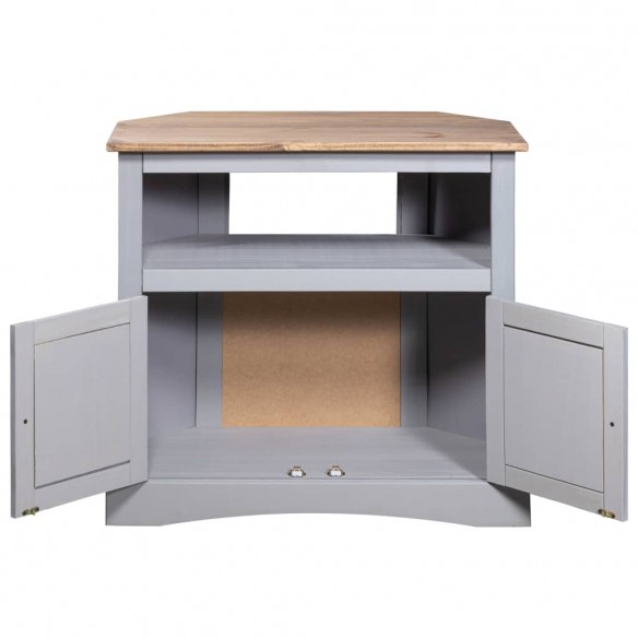 Table console Gamme Corona Pin mexicain Gris 80x43x78 cm