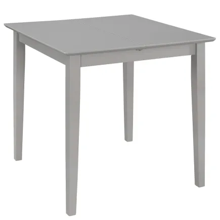 Table à dîner extensible Gris (80-120) x 80 x 74 cm MDF 2