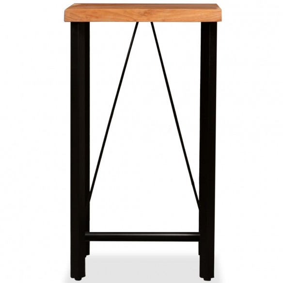 Table de bar Bois massif d'acacia 60x60x107 cm