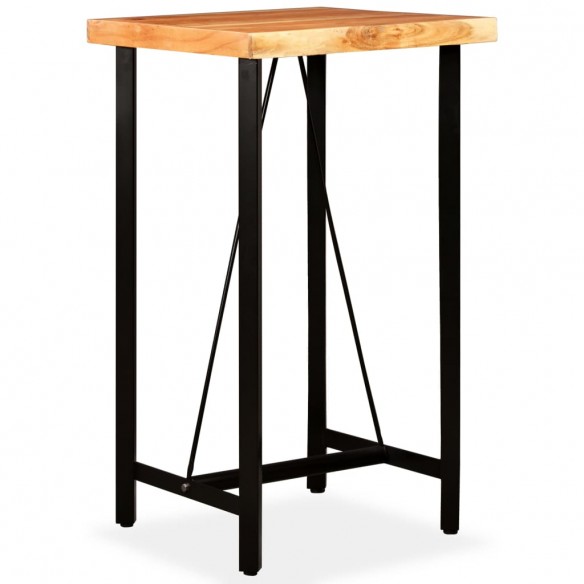 Table de bar Bois massif d'acacia 60x60x107 cm