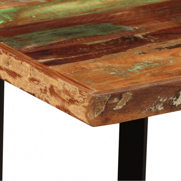 Table de bar Bois massif de récupération 120 x 60 x 107 cm