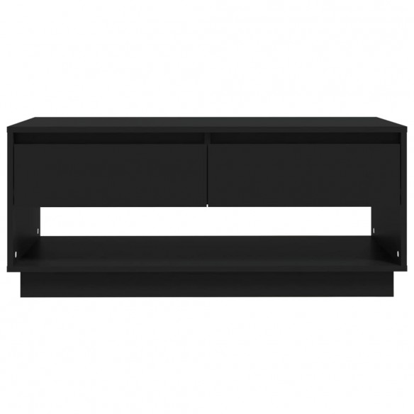 Table basse Noir 102,5x55x44 cm Aggloméré