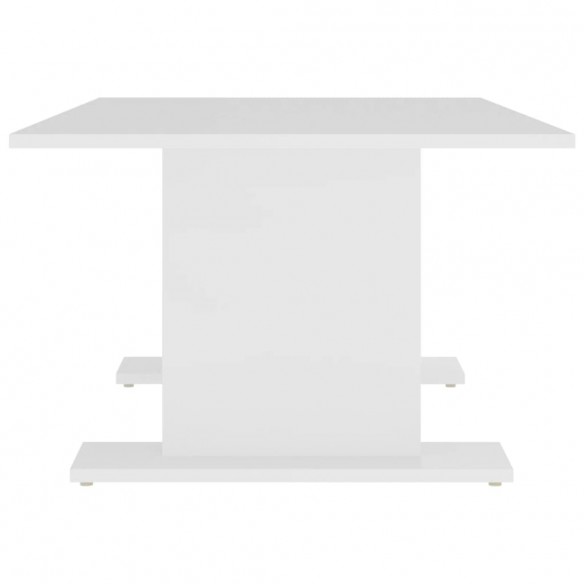 Table basse Blanc 103,5x60x40 cm Aggloméré