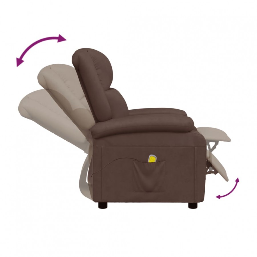 Fauteuil de massage Marron Similicuir