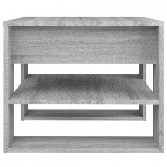 Table basse Sonoma gris 55,5x55x45 cm Bois d'ingénierie