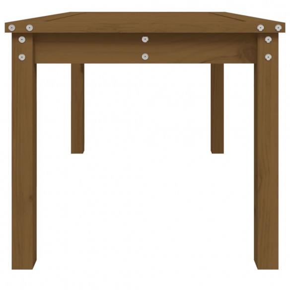 Table de jardin marron miel 82,5x50,5x45 cm bois massif de pin