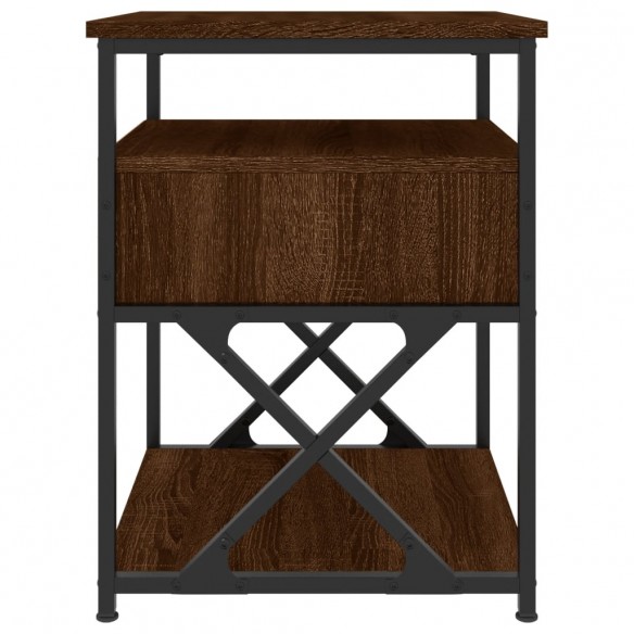 Tables de chevet 2pcs chêne marron 40x42x55cm bois d'ingénierie