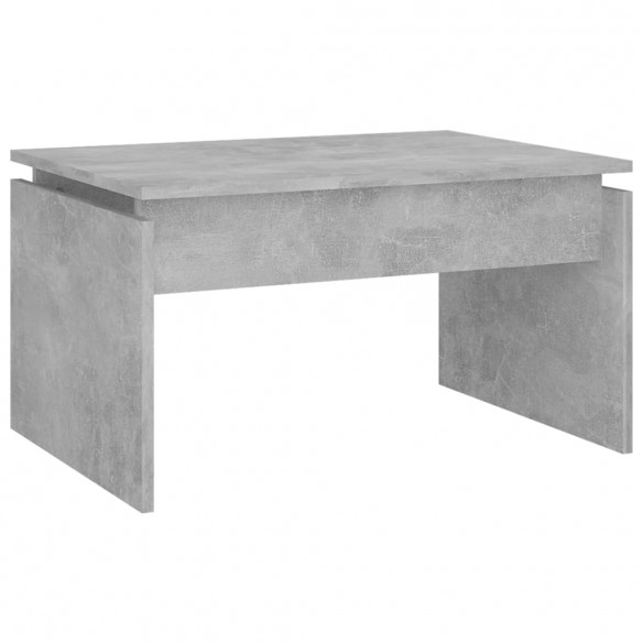 Table basse Gris béton 68x50x38 cm Aggloméré