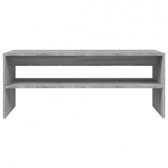 Table basse Sonoma gris 100x40x40 cm Bois d'ingénierie