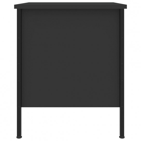 Tables de chevet 2 pcs noir 40x42x50 cm bois d’ingénierie
