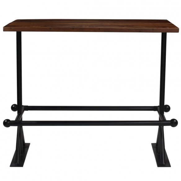 Table de bar Bois massif de récupération Marron 150x70x107 cm