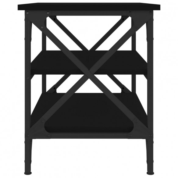 Table d'appoint Noir 55x38x45 cm Bois d'ingénierie