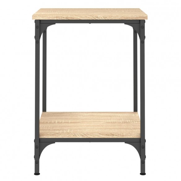 Table basse chêne sonoma 40x40x55 cm bois d'ingénierie
