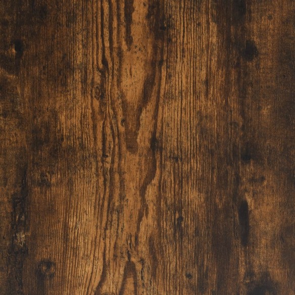 Table de chevet chêne fumé 41x31x80 cm bois d'ingénierie