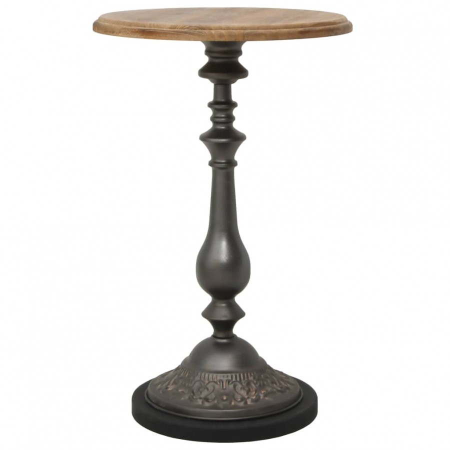 Table d'appoint Bois de sapin massif 40 x 64 cm Marron