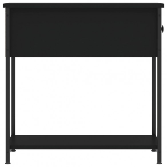 Tables de chevet 2 pcs noir 30x60x60 cm bois d’ingénierie