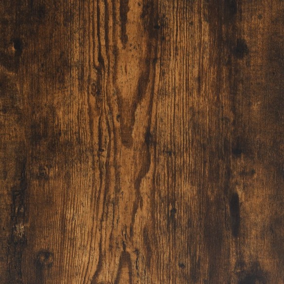 Table de chevet chêne fumé 40,5x31x60 cm bois d'ingénierie