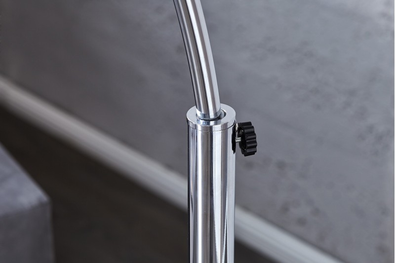Lampadaire extensible de 175 à 205cm  argenté