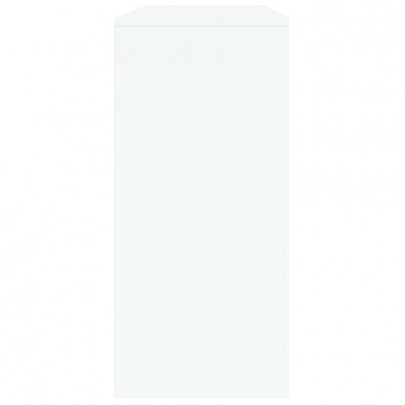 Table console Blanc 100x35x76,5 cm Aggloméré