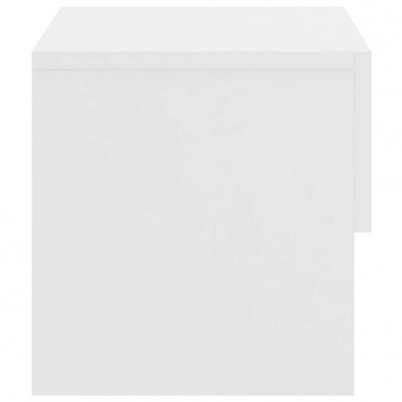Table de chevet murale Blanc