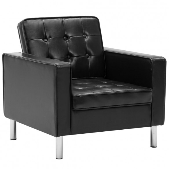 Fauteuil Noir Similicuir