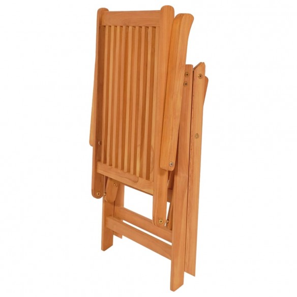 Chaises de jardin 4 pcs avec coussins vert vif Bois de teck