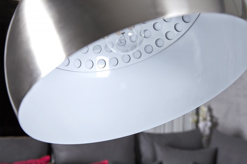 Lampadaire extensible de 170 à 210cm  argenté