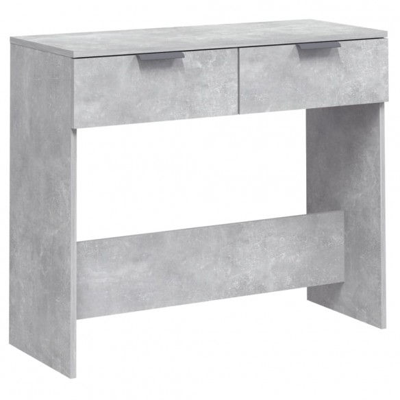 Table console Gris béton 90x36x75 cm Bois d'ingénierie