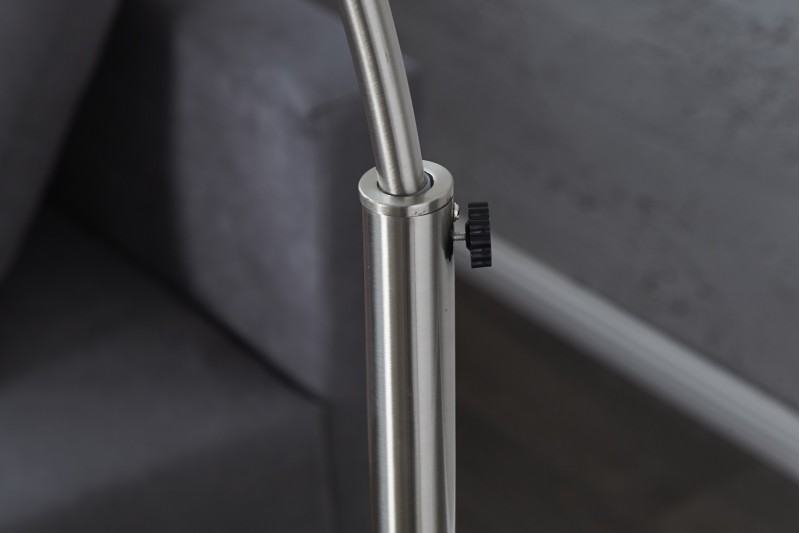 Lampadaire extensible de 170 à 210cm  argenté