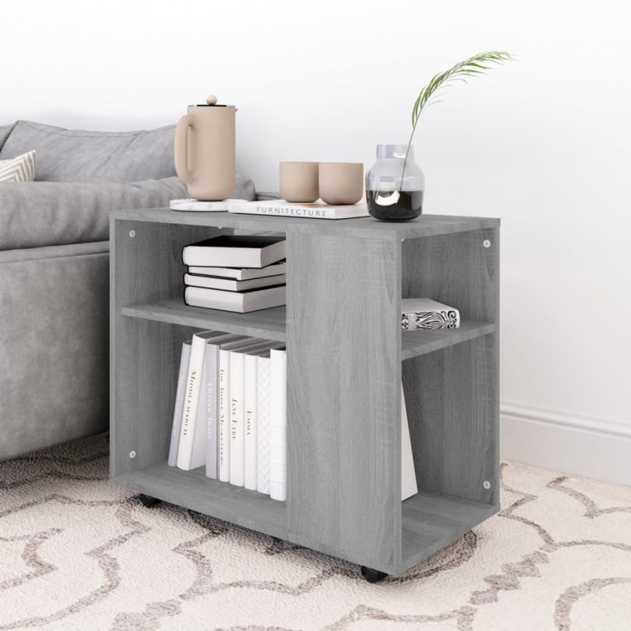 Table d'appoint Sonoma gris 70x35x55 cm 