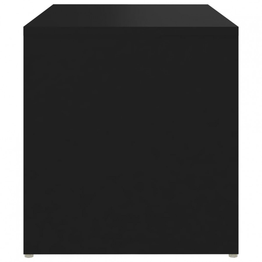 Table d'appoint Noir 59x36x38 cm Aggloméré