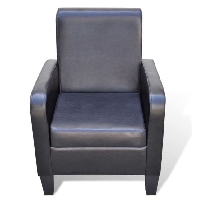 Fauteuil Noir Similicuir Fauteuil Noir Similicuir