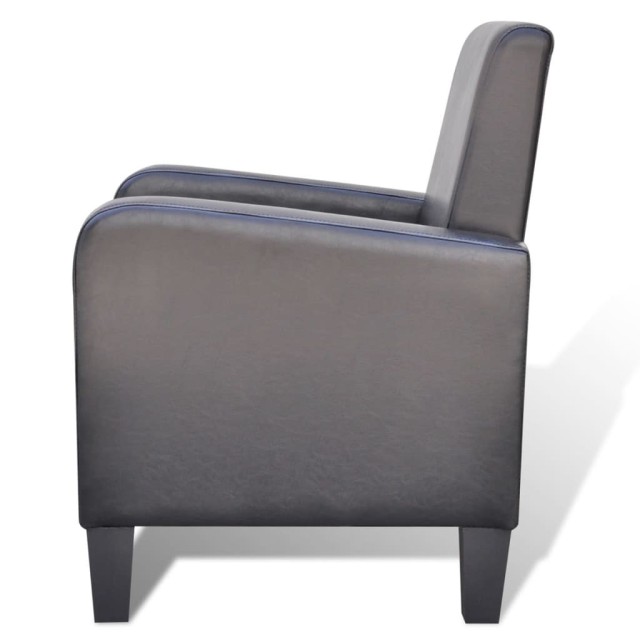 Fauteuil Noir Similicuir Fauteuil Noir Similicuir