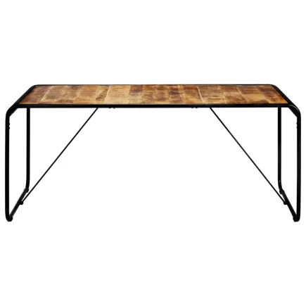 Table de salle à manger 180x90x76 cm Bois de manguier brut 2