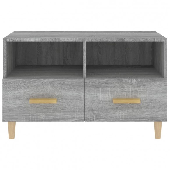 Meuble TV Sonoma gris 80x36x50 cm Bois d'ingénierie