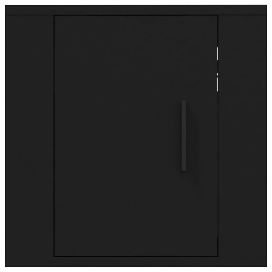 Meubles TV muraux 2 pcs Noir 40x34,5x40 cm Meubles TV muraux 2 pcs Noir 40x34,5x40 cm