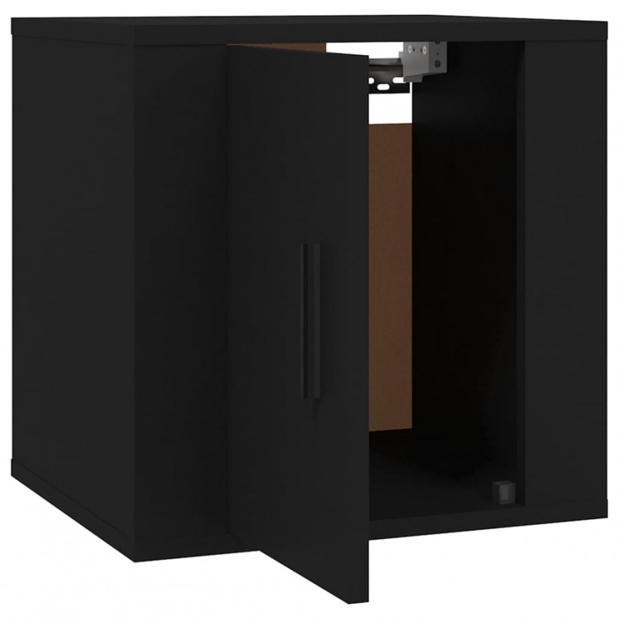 Meubles TV muraux 2 pcs Noir 40x34,5x40 cm Meubles TV muraux 2 pcs Noir 40x34,5x40 cm