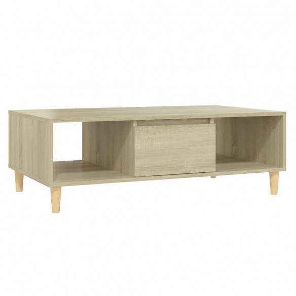 Table basse Chêne sonoma 103,5x60x35 cm Aggloméré