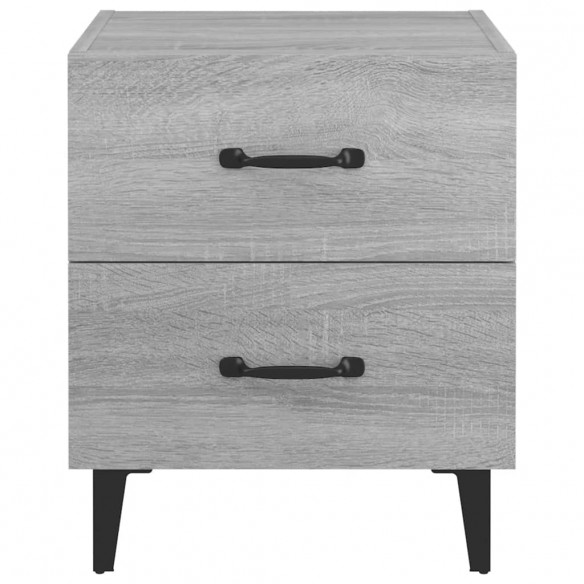 Table de chevet Sonoma gris 40x35x47,5 cm
