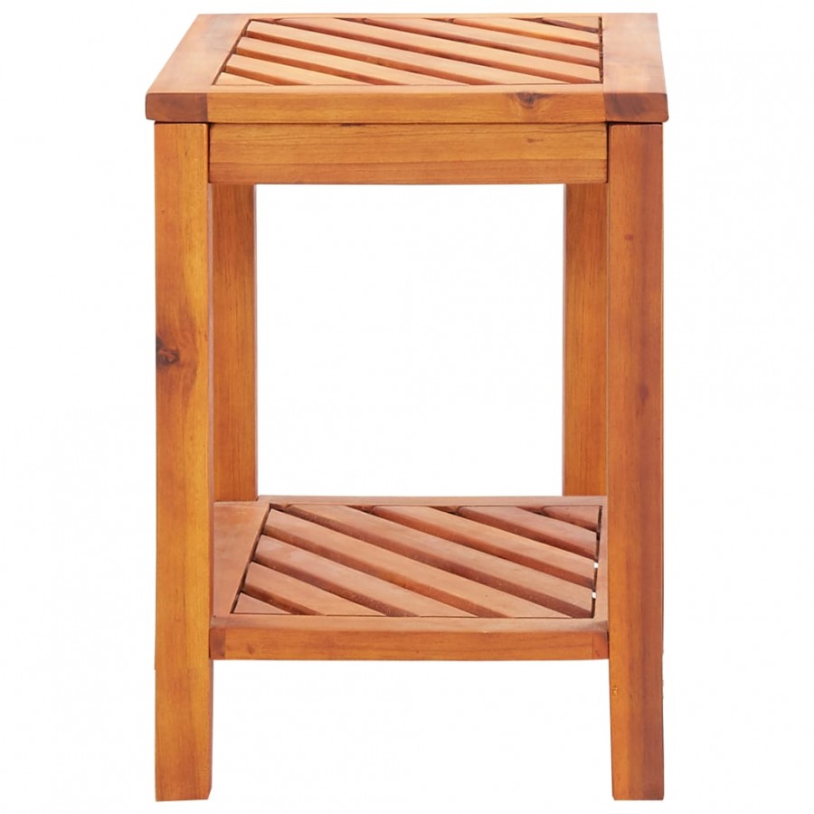 Table d'appoint Bois d'acacia massif 45 x 33 x 45 cm