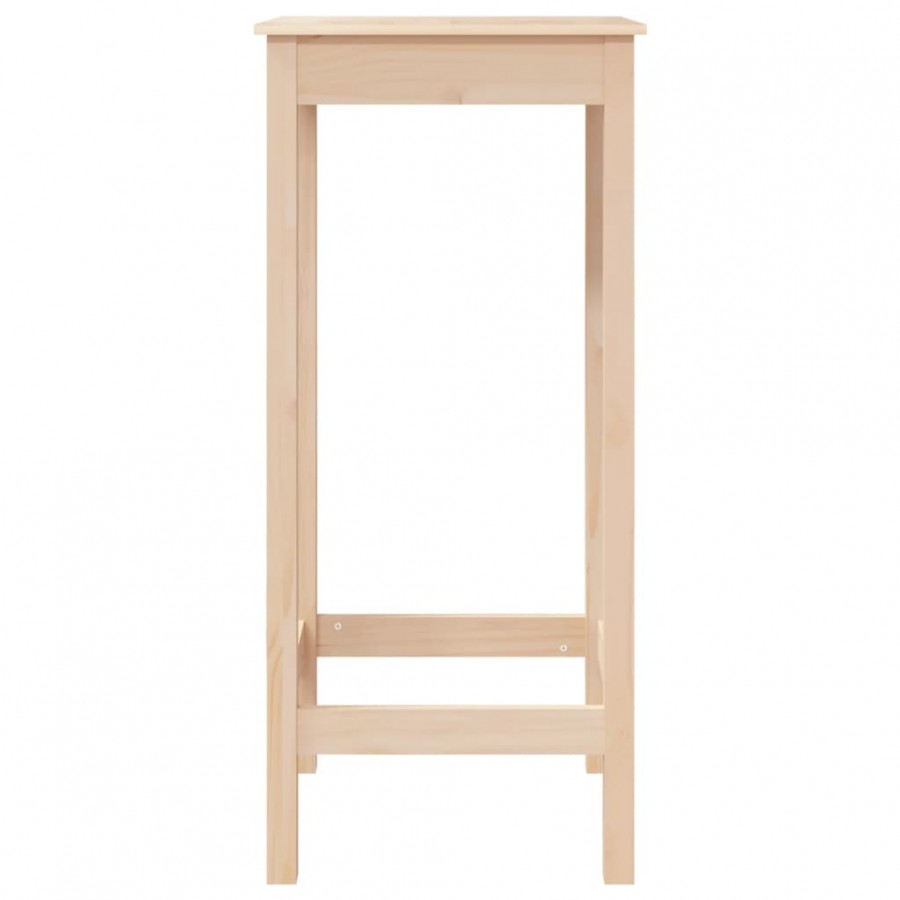 Table de bar 50x50x110 cm bois massif de pin Table de bar 50x50x110 cm bois massif de pin
