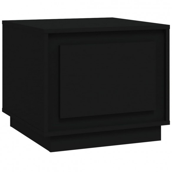 Table basse noir 51x50x44 cm bois d'ingénierie
