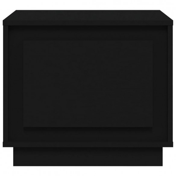 Table basse noir 51x50x44 cm bois d'ingénierie