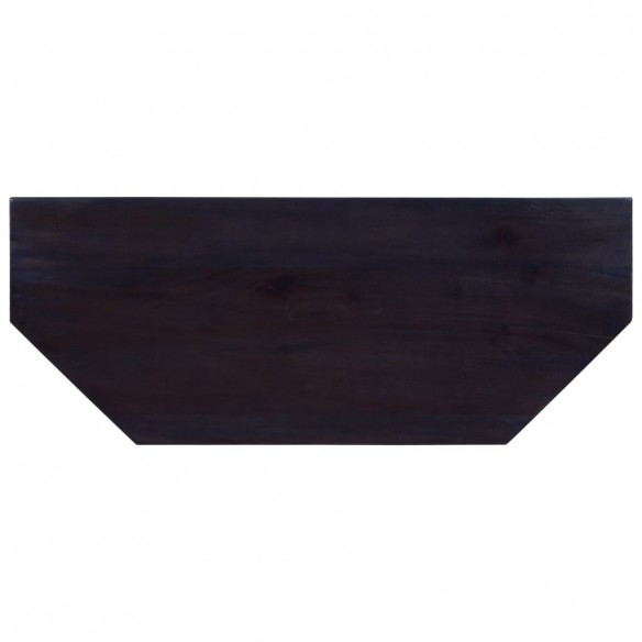 Meuble TV Café noir clair 100x40x45 cm Bois massif d'acajou