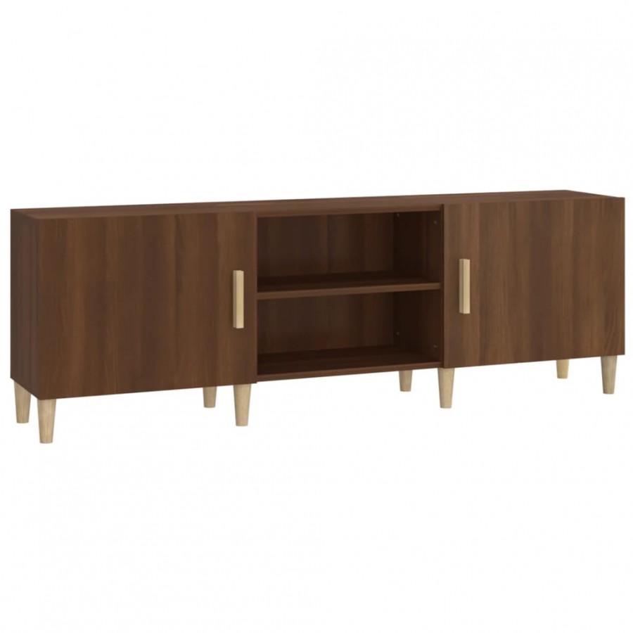 Meuble TV Chêne marron 150x30x50 cm  Meuble TV Chêne marron 150x30x50 cm